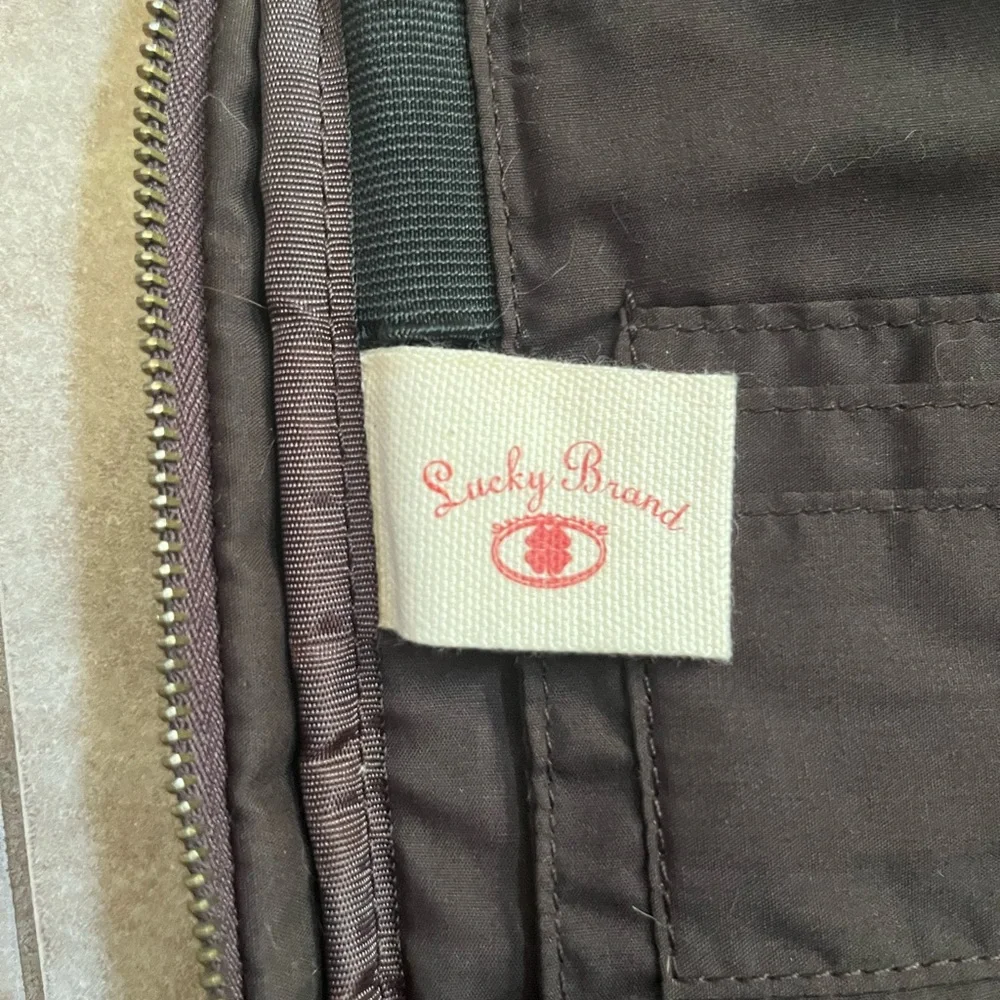 Lucky Brand Denim Business Travel Laptop School Crossbody Bag Adjustable strap